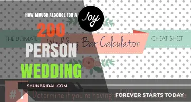 Perfect Pour: Estimating Alcohol for Your 200-Guest Wedding Celebration
