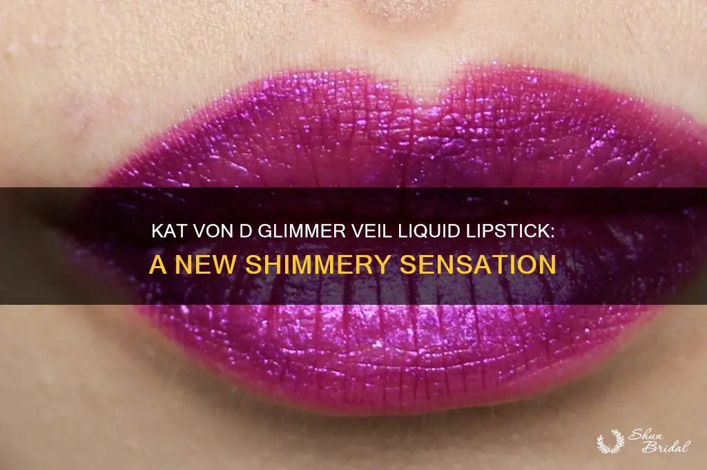 how new is kat von d glimmer veil liquid lipstick