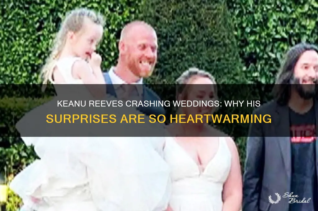 how nice is keanu reeves crashing wedding