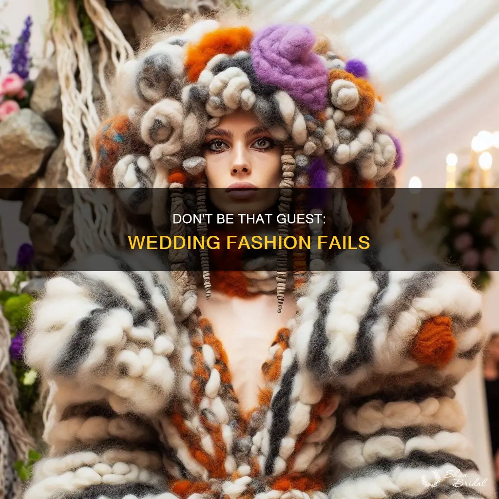 how not to dress for a wedding