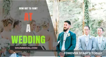 Stay Steady: Tips to Avoid Fainting at Your Wedding