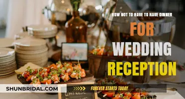 A Wedding Reception Without Dinner: Creative Alternatives