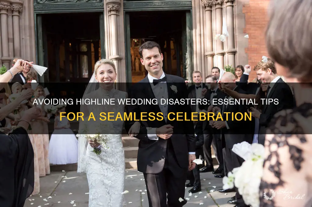 how not to highline wedding