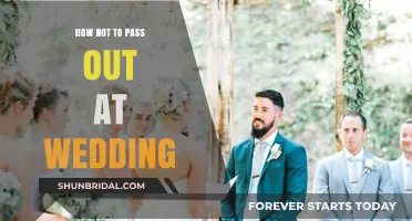 Stay Steady: Tips to Avoid Fainting at Your Wedding