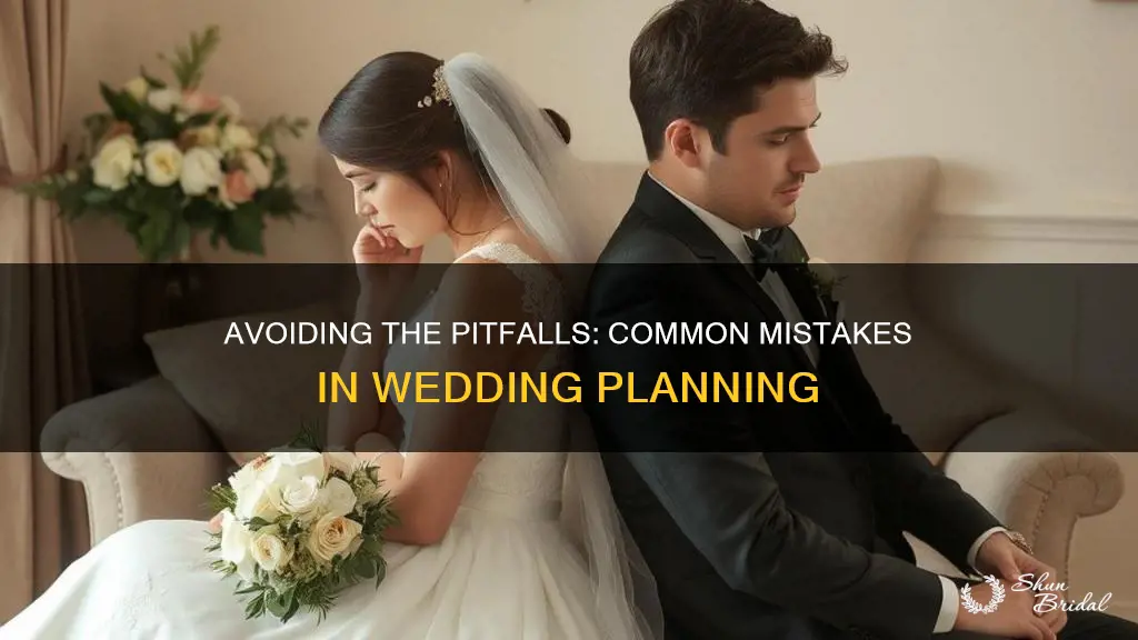 how not to plan a wedding