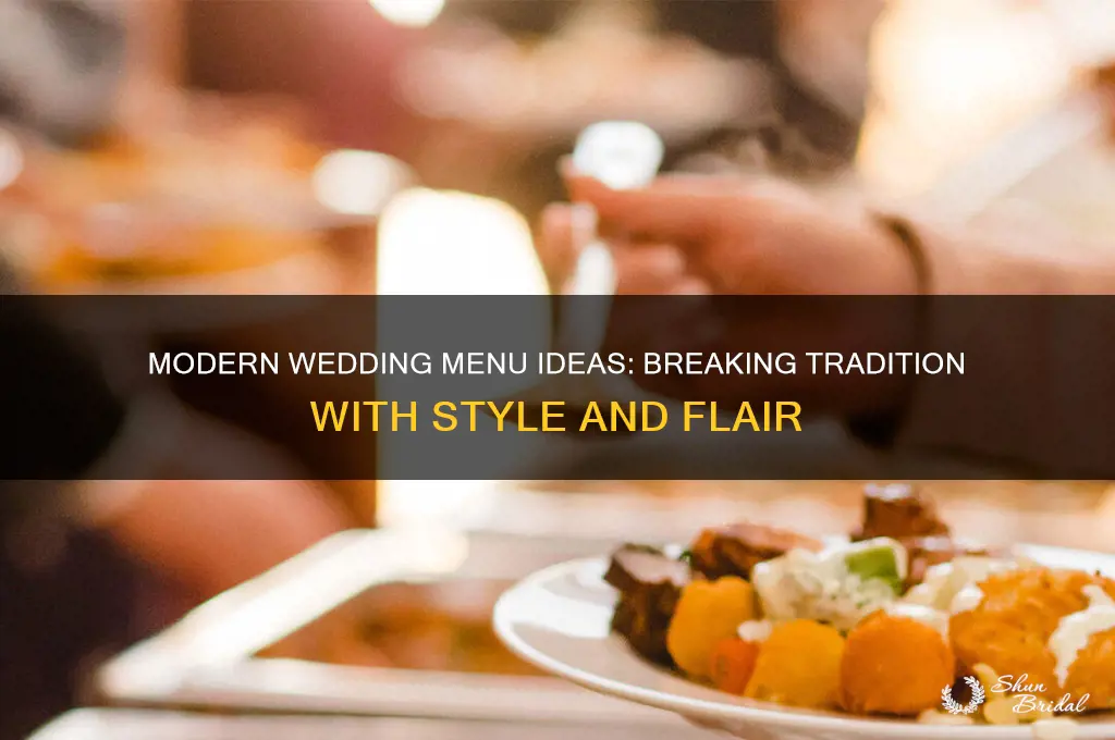 how not to serve traditional meal at wedding