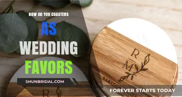 Unique Wedding Favors: How to Gift Custom Coasters to Guests