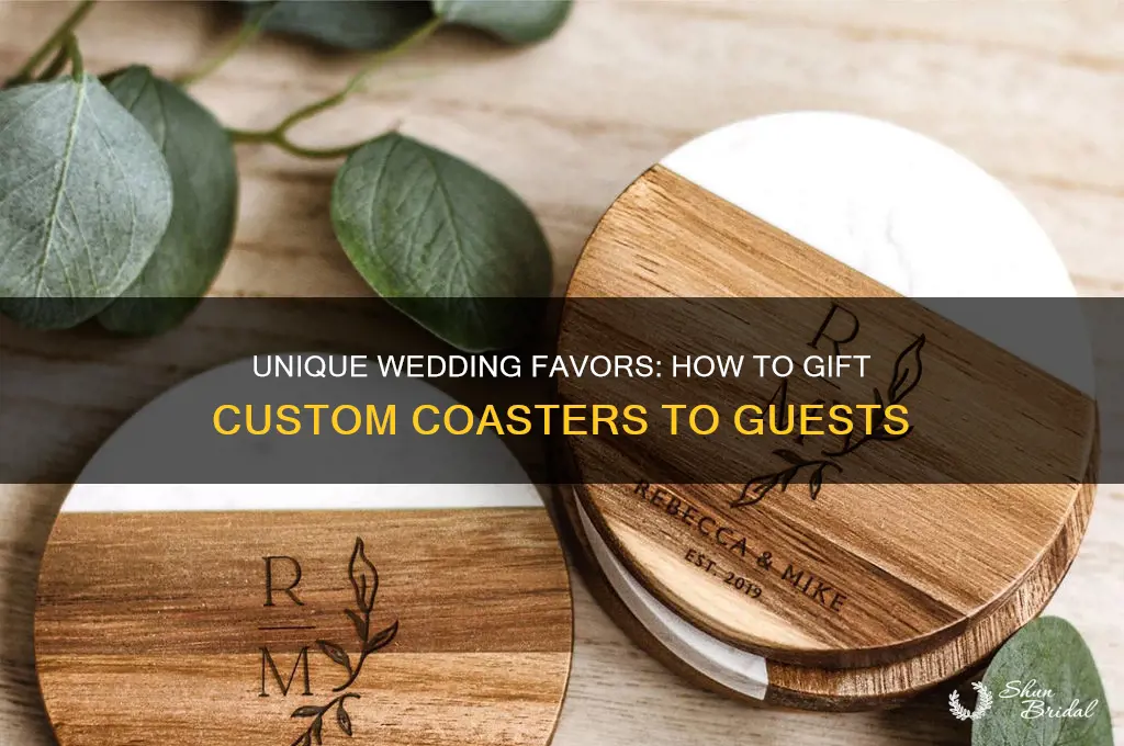 how od you coasters as wedding favors