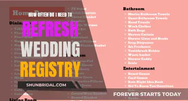 Refreshing Your Wedding Registry: How Often Is Necessary?