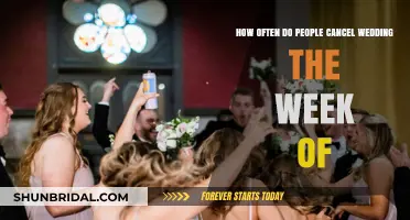 Last-Minute Cold Feet: How Common Are Week-of Wedding Cancellations?