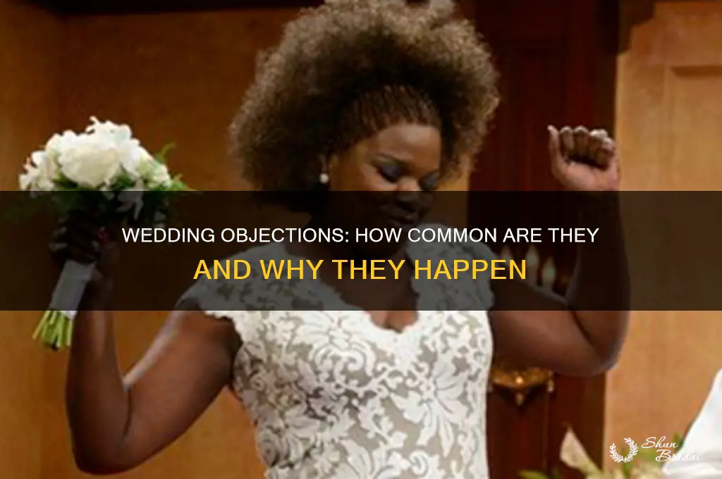 how often do people object at wedding