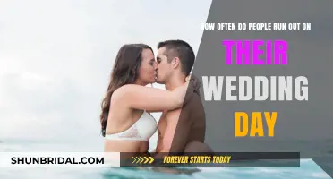 Cold Feet or Panic: How Often Do Brides and Grooms Bolt?