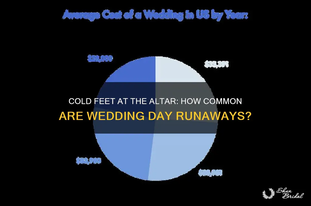 how often do people run out on their wedding