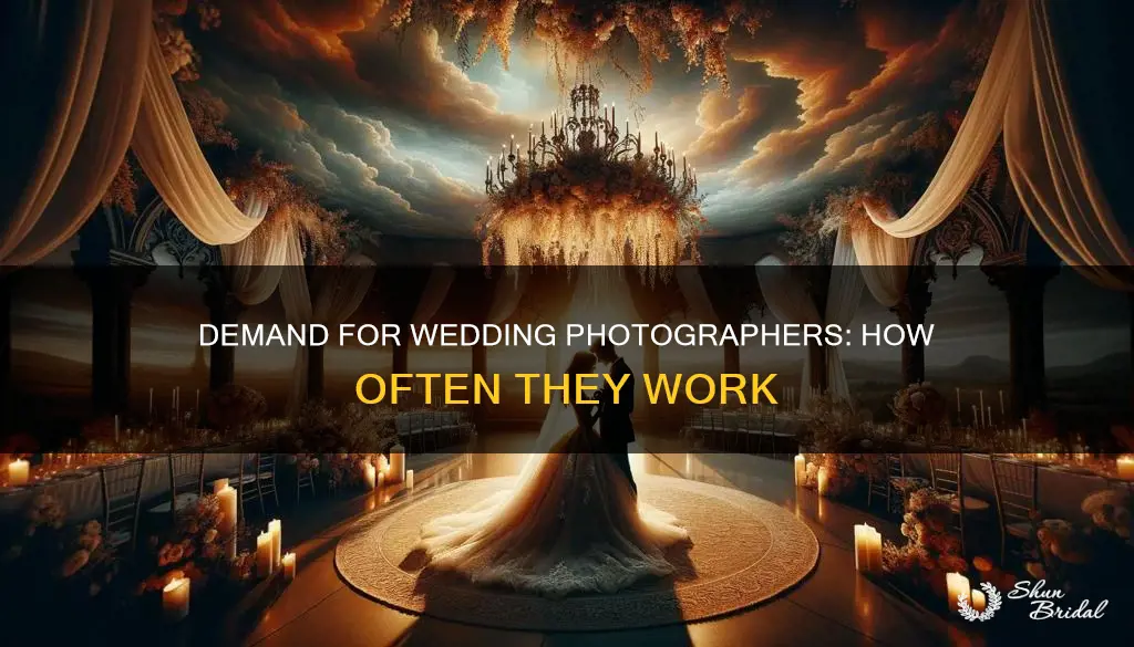 how often do wedding photographers work