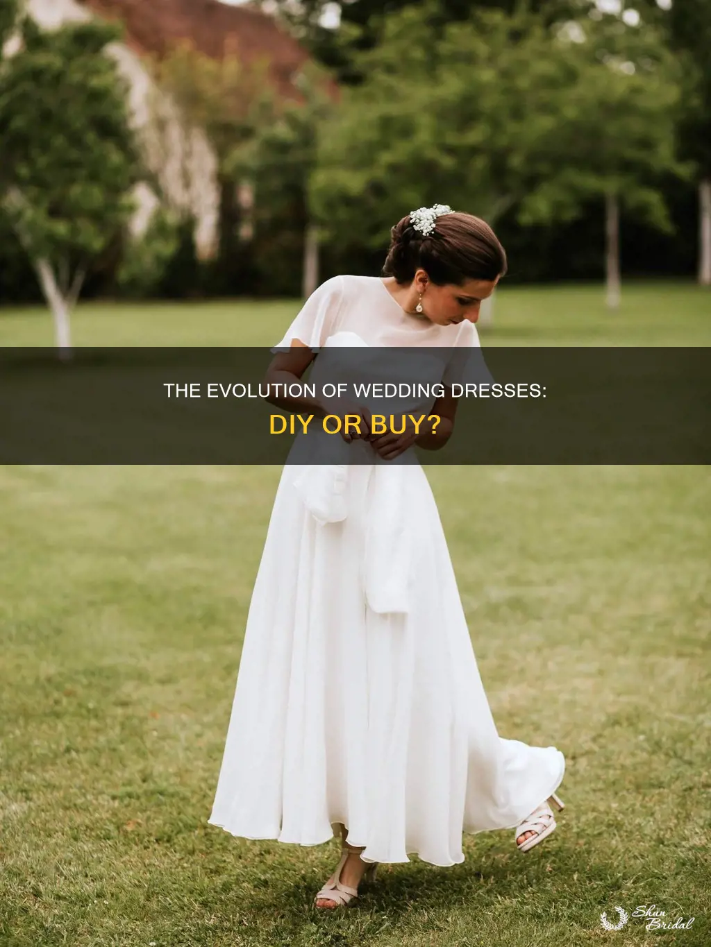 how often do women make their own wedding dresses