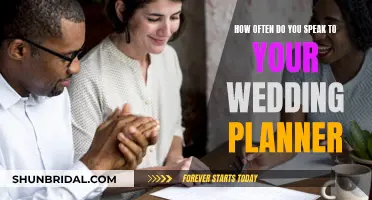 Planning a Wedding: How Often to Chat with Your Planner