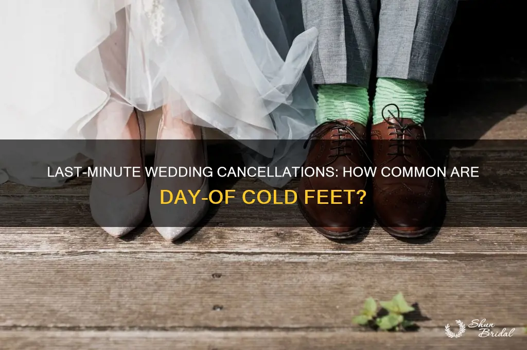 how often is wedding cancelled day of