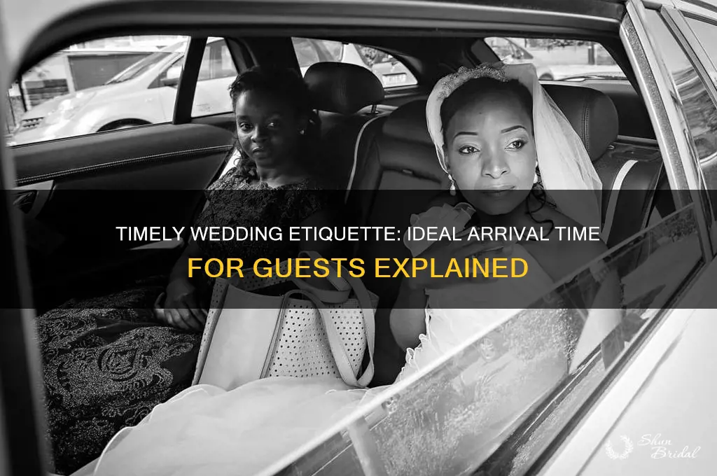how often should you arrive before a wedding