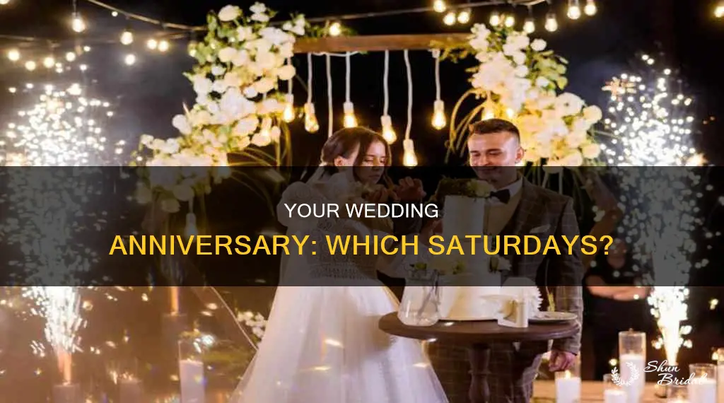 how often will my wedding ann fall on saturday