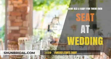 When Should Babies Get Their Own Wedding Seat? A Guide