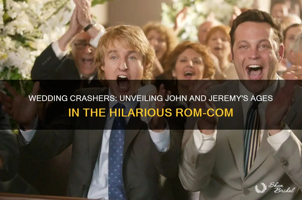 how old are john and jeremy in wedding crashers