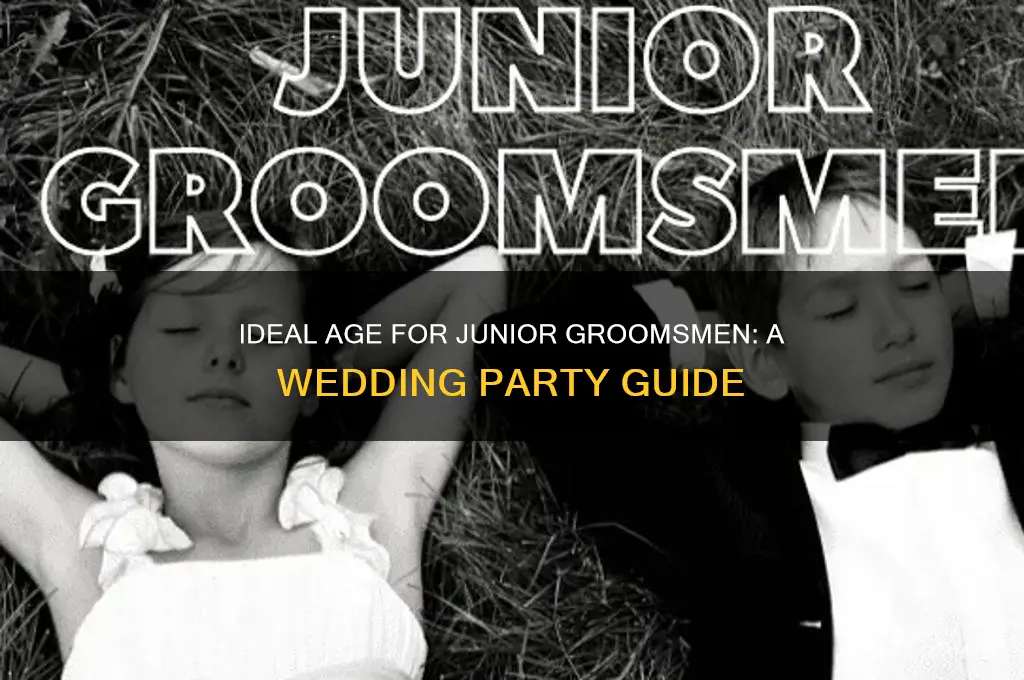 how old are junior groomsmen