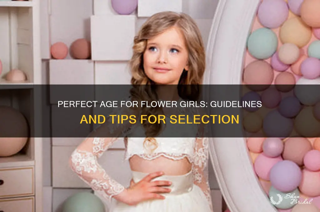 how old can a flower girl be