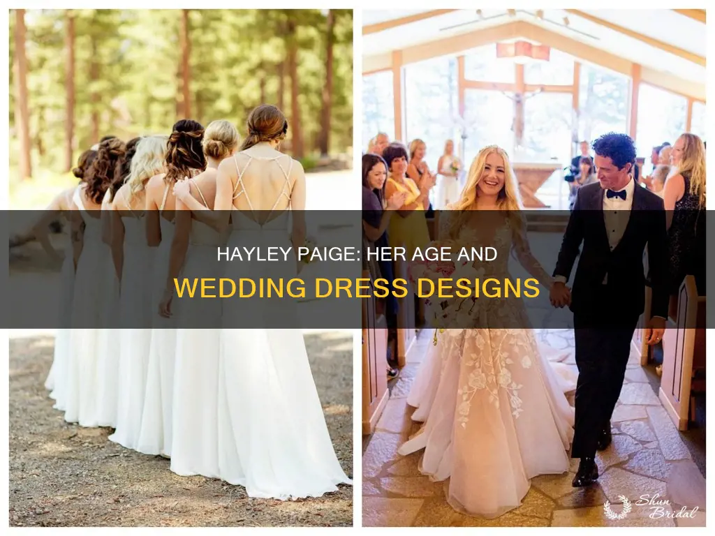 how old is hayley paige the wedding dress designer
