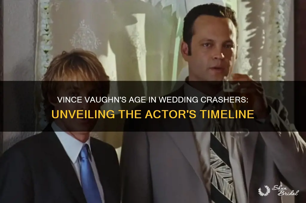 how old is vince vaughn in wedding crashers
