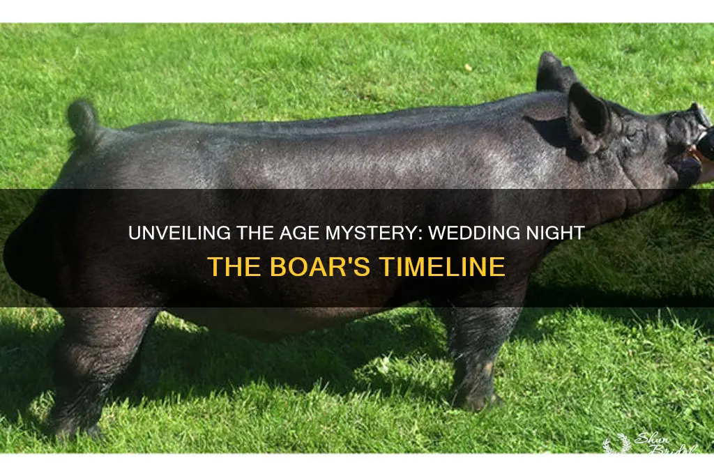 how old is wedding night the boar