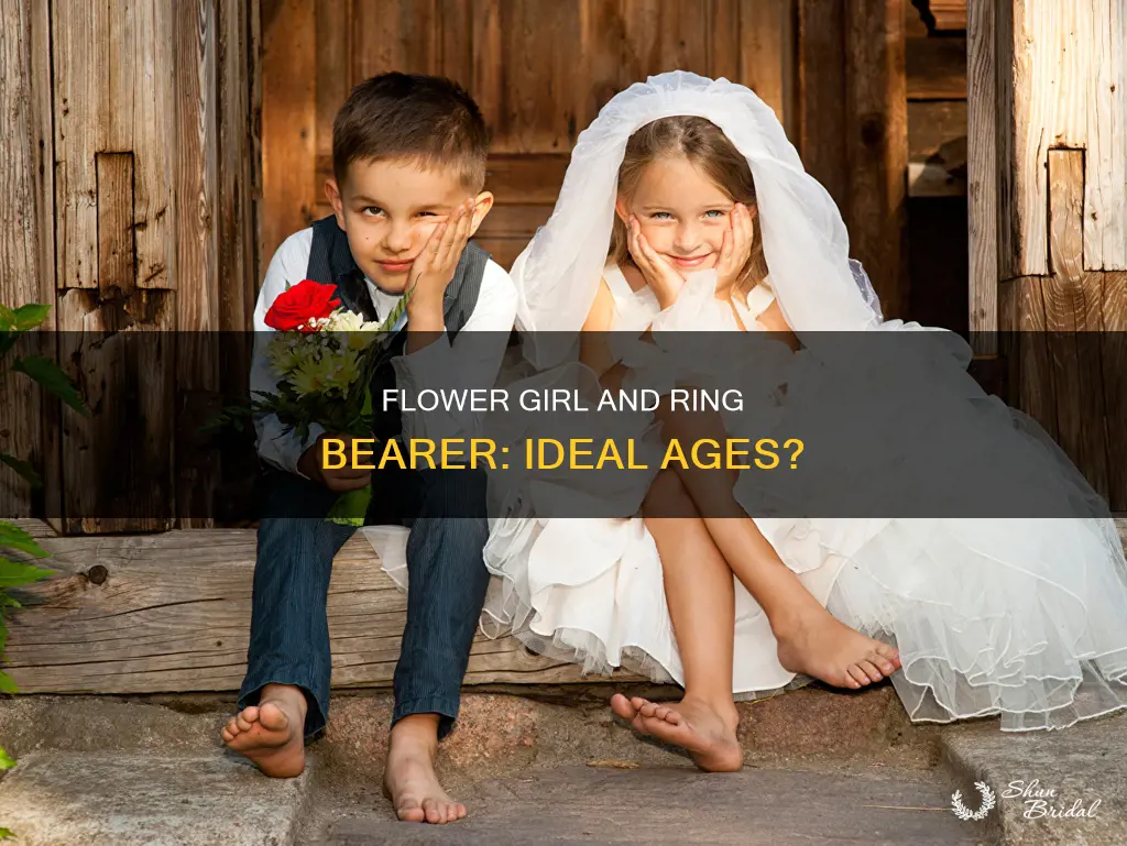 how old should a flower girl and ring bearer be