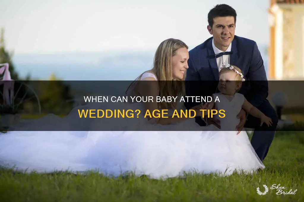 how old to take baby to wedding