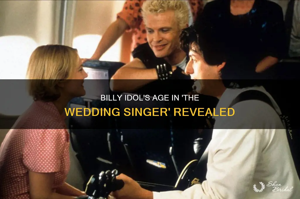 how old was billy idol in the wedding singer