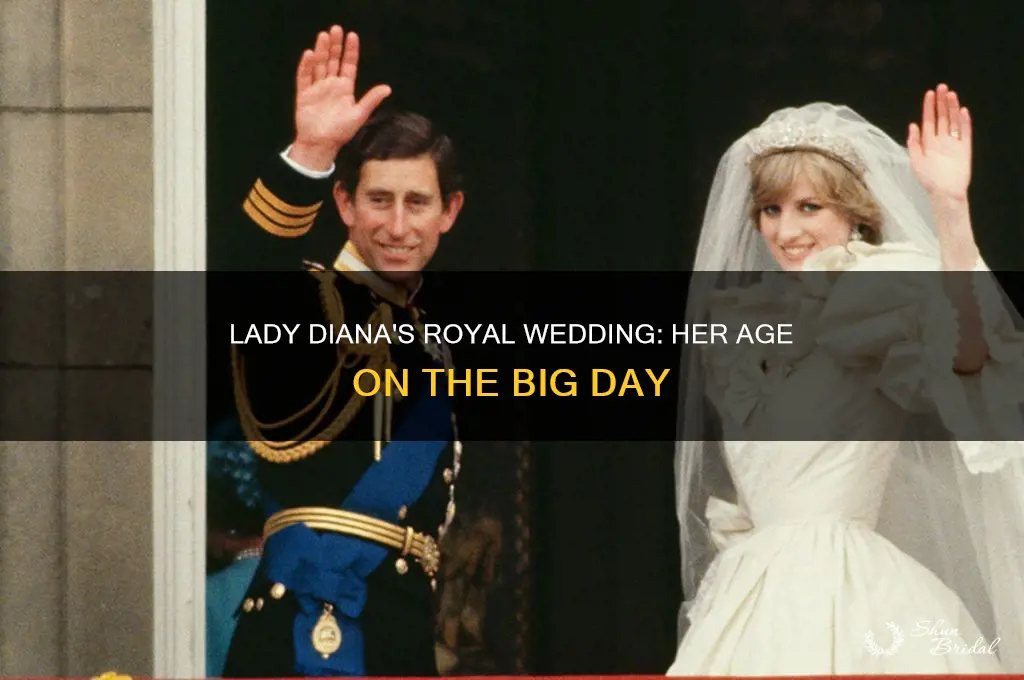 how old was diana at her wedding