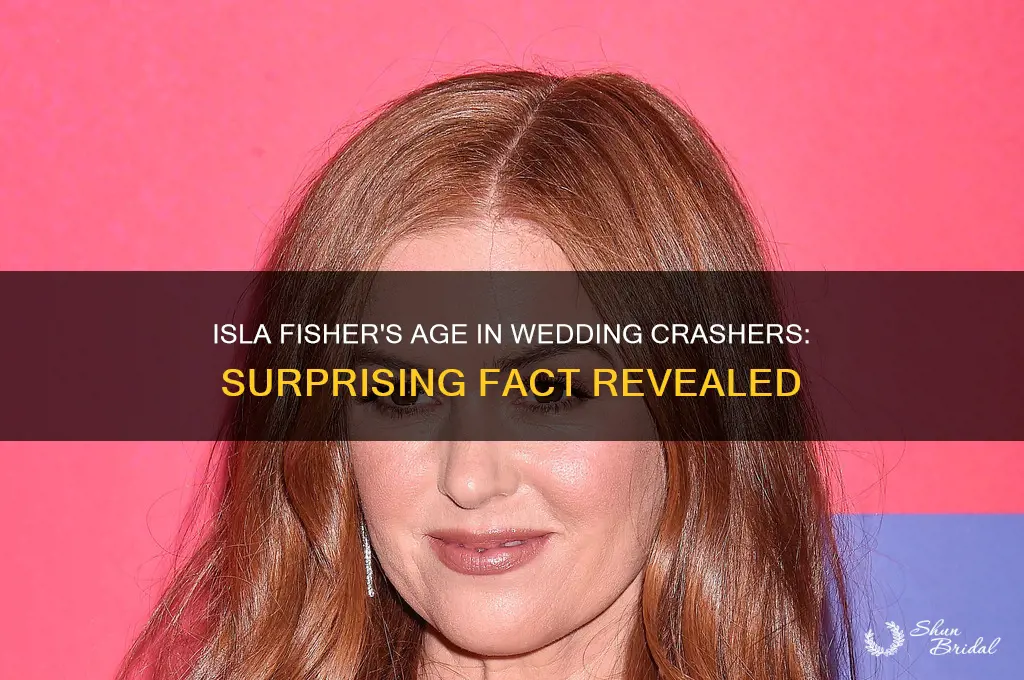how old was isla fisher in wedding crashers