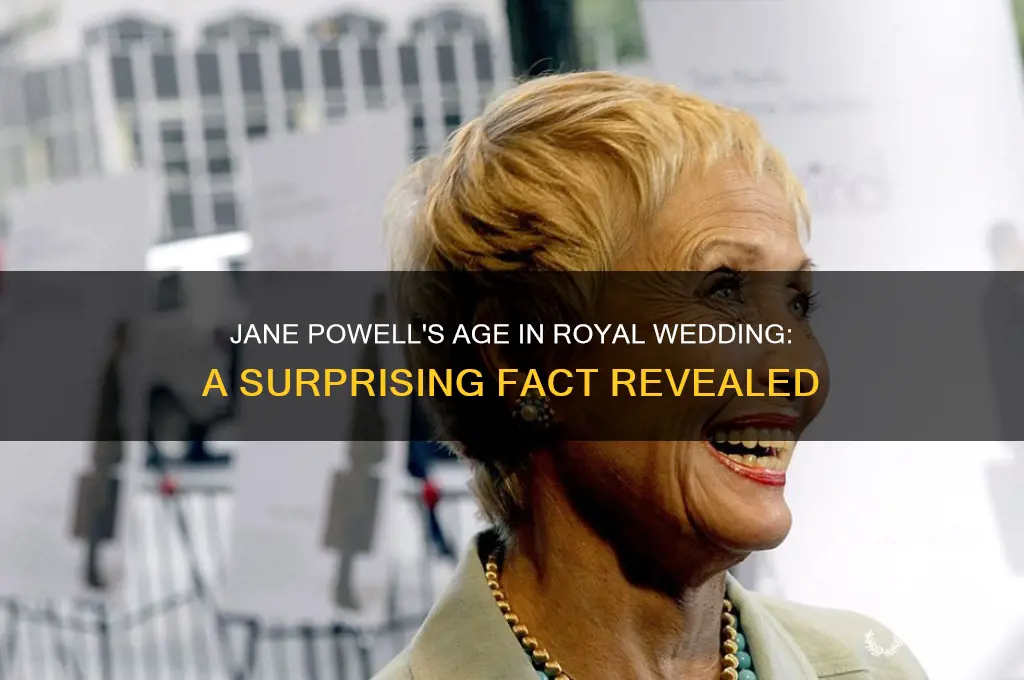how old was jane powell in royal wedding