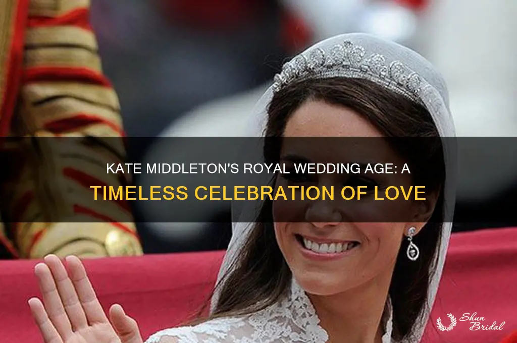 how old was kate middleton wedding