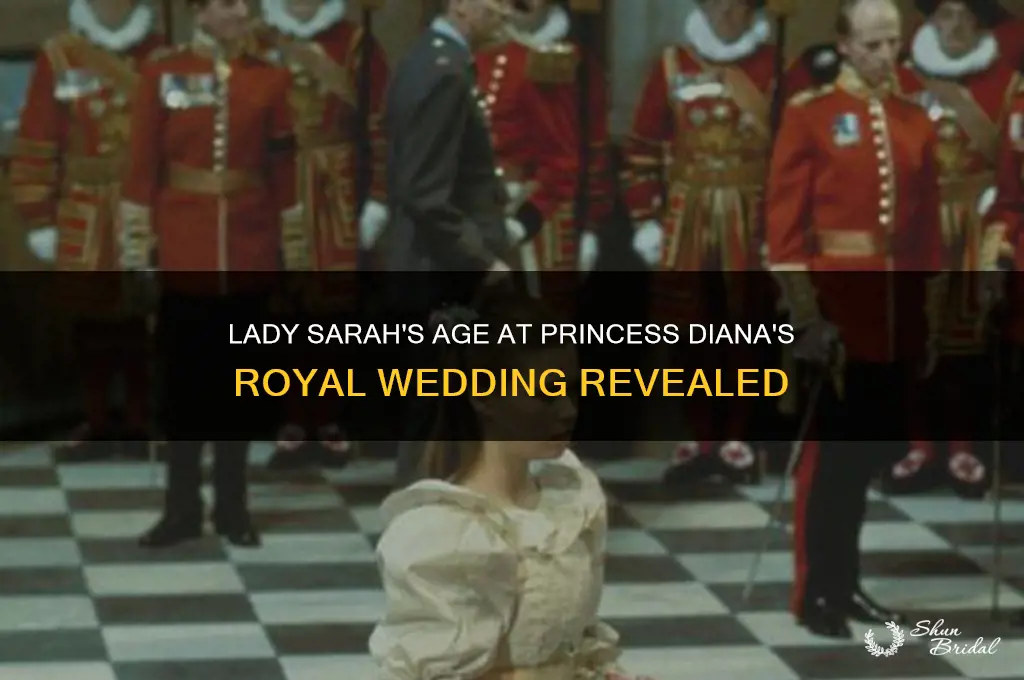 how old was lady sara in diana