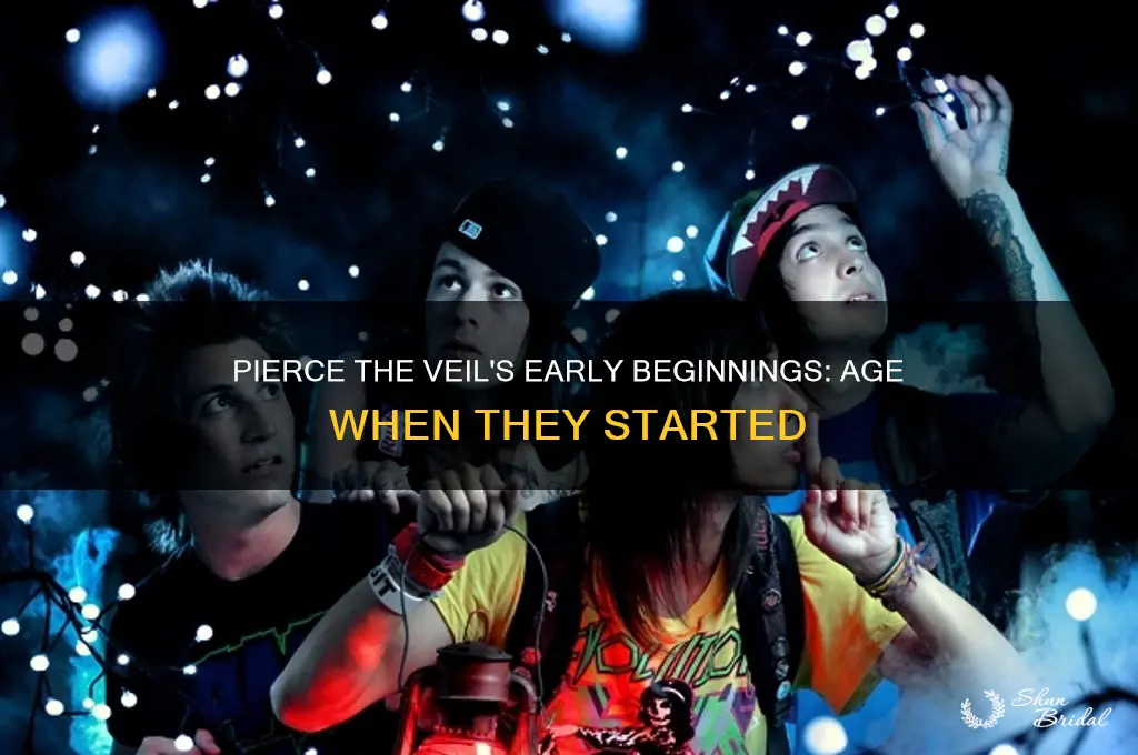 how old was pierce the veil when they started