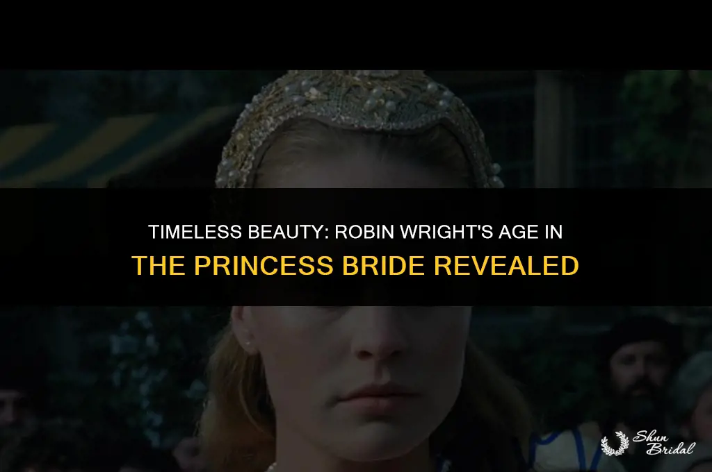 how old was robin wright in princess bride