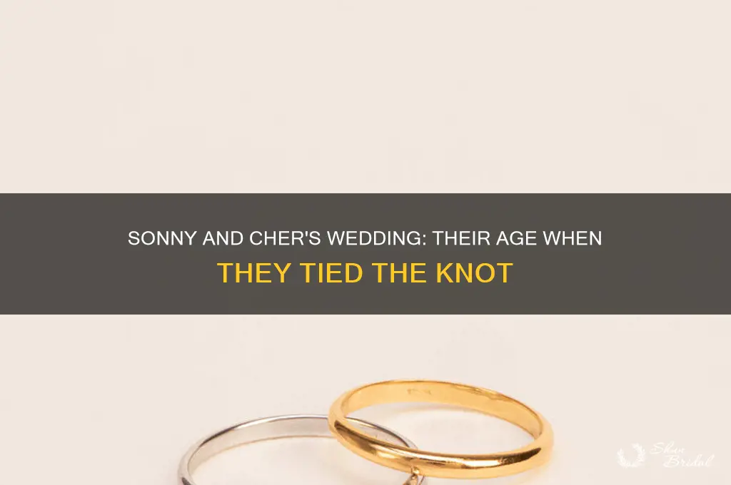 how old was sonny and cher when they wed