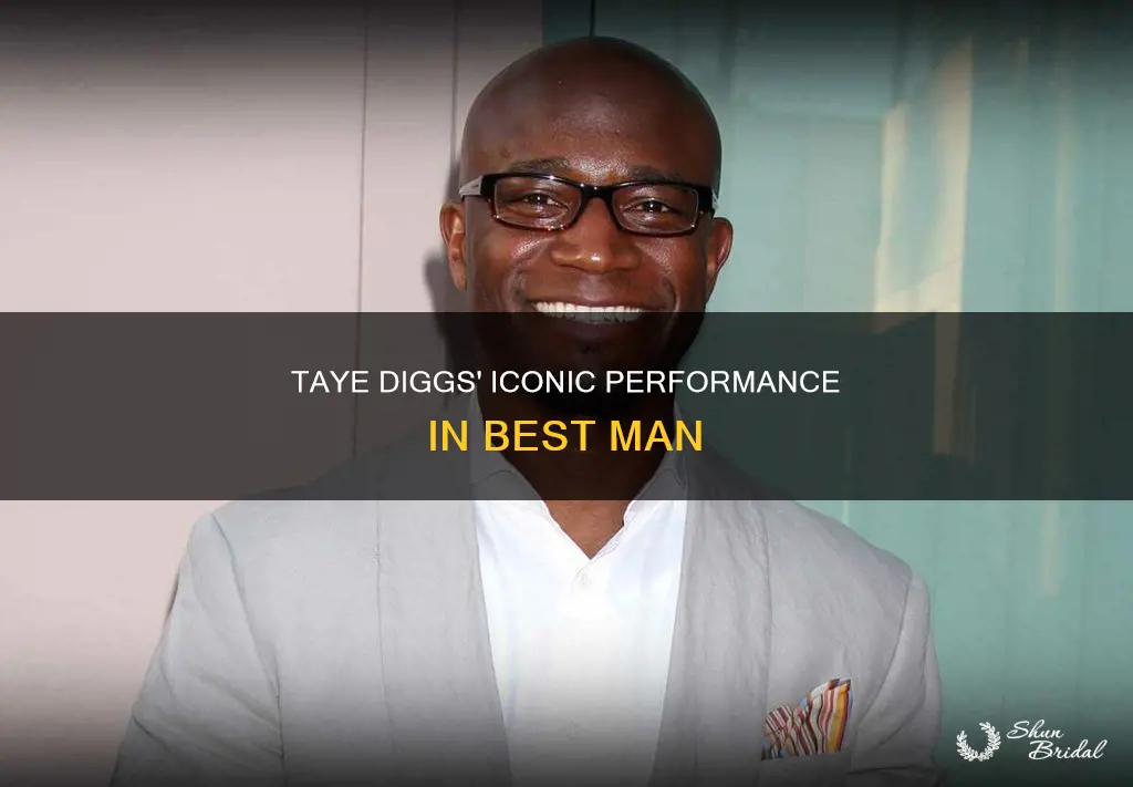 how old was taye diggs in best man