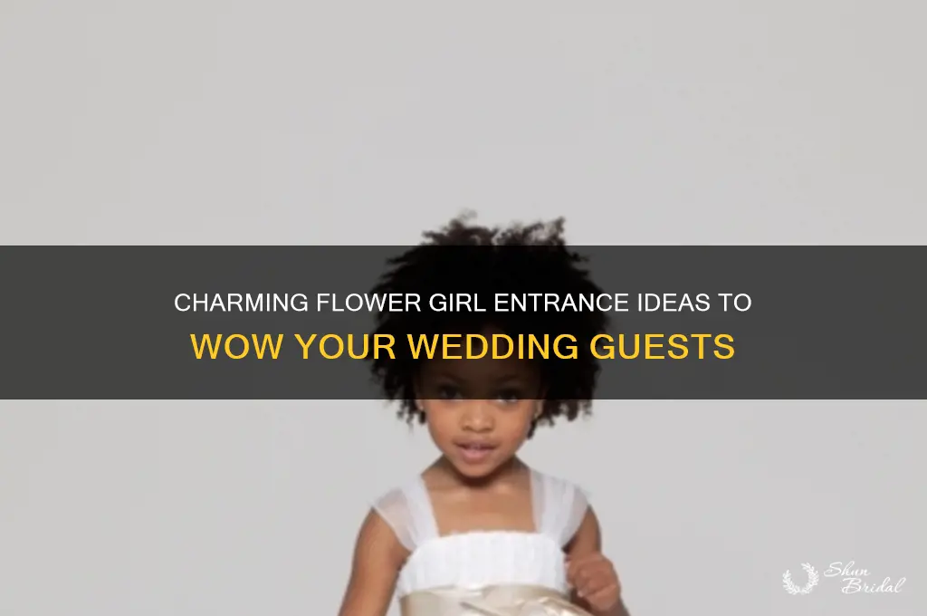 how ot annoucne flower girl enterance