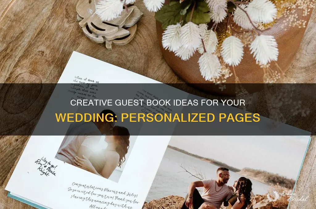 how pany pages guest book wedding