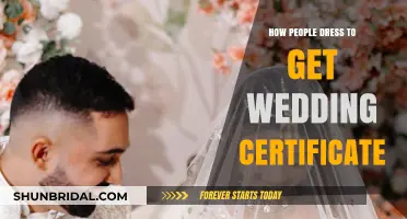 Dressing to Impress for a Wedding Certificate