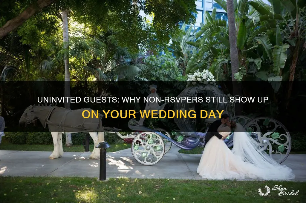 how people that fail to rsvp show up for wedding