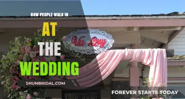 Elegant Entrances: The Art of Walking into a Wedding