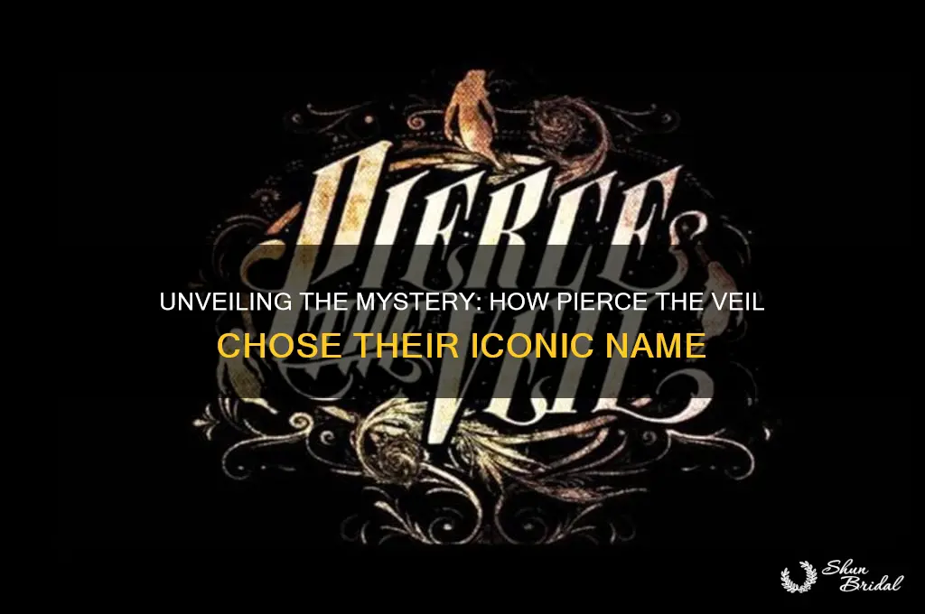 how pierce the veil get their name