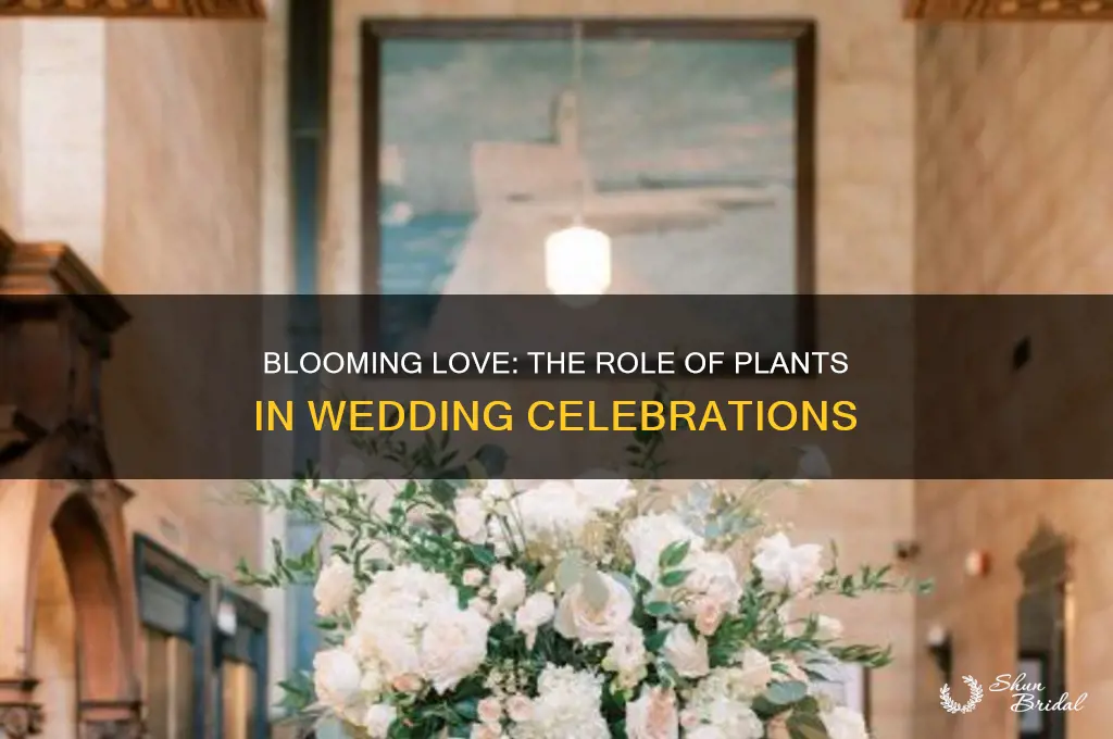 how plants figure into weddings