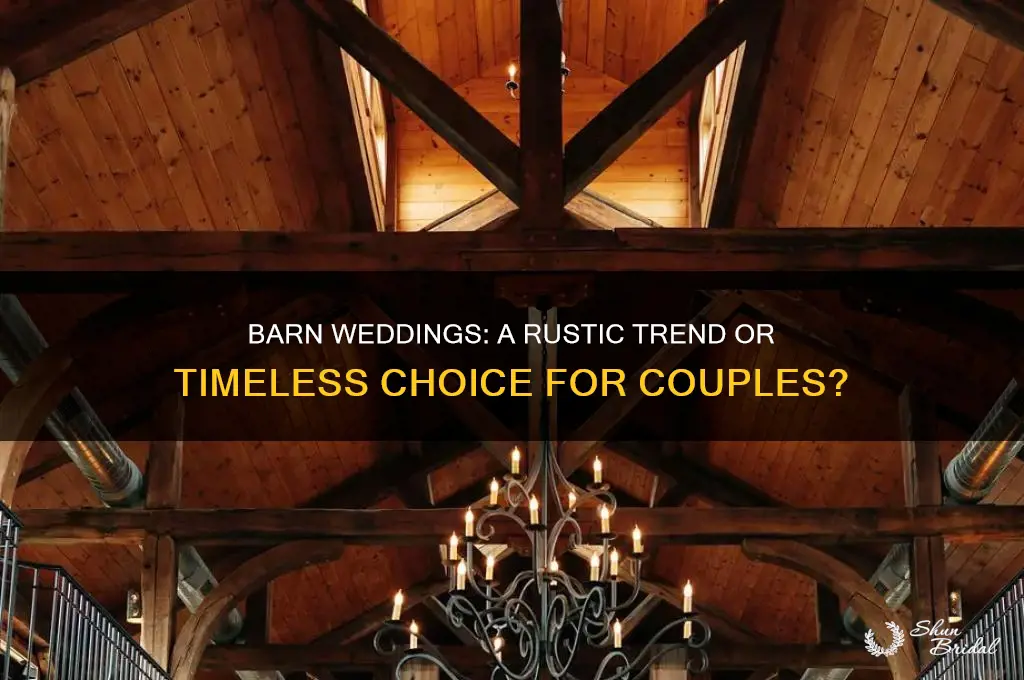 how popular are barns for weddings